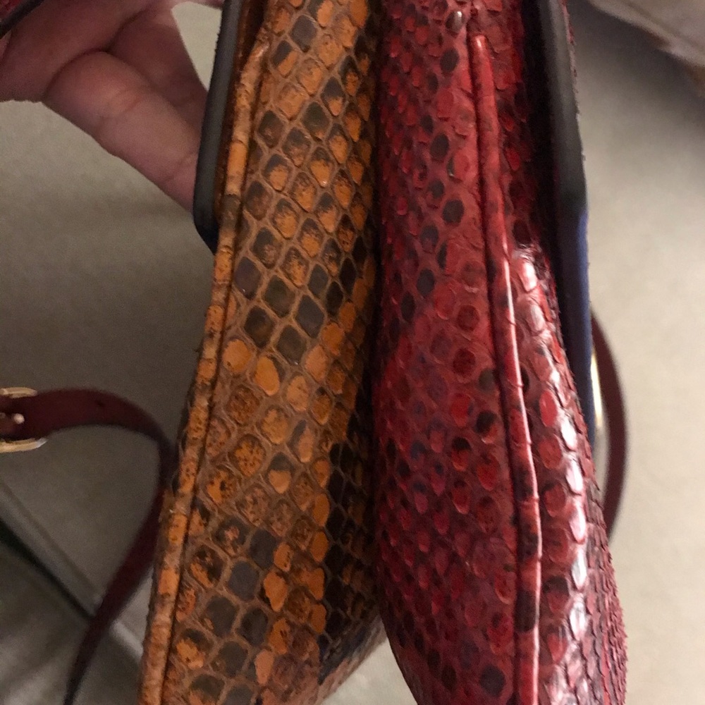 Thiara Python Double Envelope Shoulder Gucci Bag - image 3